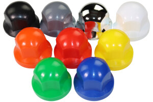 50x vrachtwagen wielmoeren plastic afdekkappen