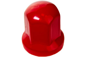 50x Wheel nuts plastic cover caps red H 55mm SW 32mm