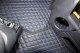 Lämplig för Mercedes*: Actros L (2022-...) Golvmattor i konstläder DiamondStyle blå Fällbar BF