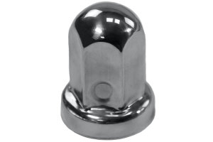 1x Wheel nuts cover caps stainless steel