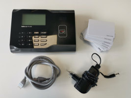 Safescan TA 810 RFID tidsregistreringssystem med n&auml;tverk inklusive kort - begagnad