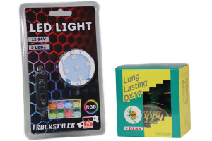 Set Original Poppy Lufterfrischer 150 ml mit RGB LED...