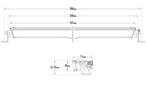 Lazer Lamp Série GLIDE Projecteur dappoint à LED GLIDE 18 Standard