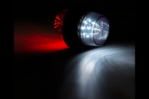 LED-Umrissleuchten im Retro-Design Ersatz für Gylle Dark-Version kurzer Gummiarm, beidseitig verwendbar