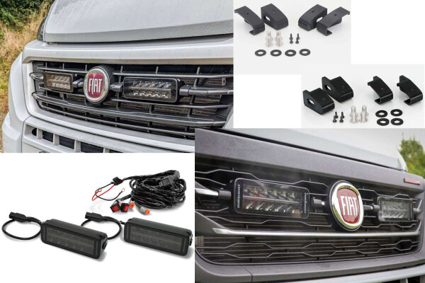 Convient pour Fiat* : Ducato Kit de montage de calandre