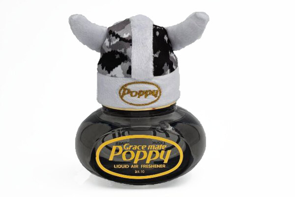 Cappello vichingo - in peluche danese per Poppys e Rubber Duck grigio