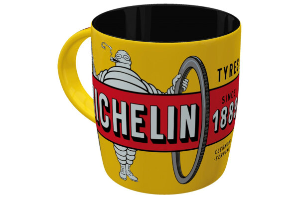 Original Michelin Oldschool Tasse gelb
