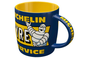 Original Michelin Oldschool Tasse blau