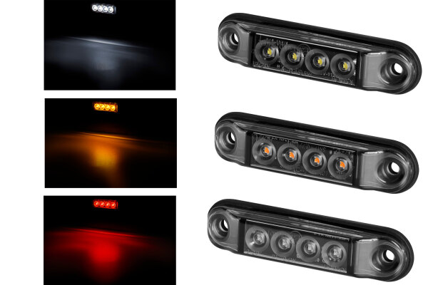 Feux de gabarit et de position latéraux à LED 12V-24V Dark Modern