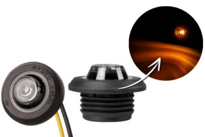 Indicatore laterale e luce di ingombro a LED Dark Modern 12V-24V
