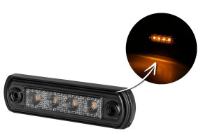LED-Seitenmarkierungs- und Begrenzungsleuchte Dark Modern 12V-24V