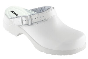 Euro-Dan® FLEX Clogs mit Shock Absorber, voll Futter, antistatisch offen weiß 39