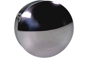 Tappi terminali in acciaio inox di ricambio per barre e staffe da 60 mm