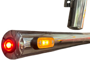 Tappi terminali in acciaio inox di ricambio per barre e staffe da 60 mm