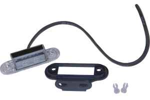 LED zijmarkeringslicht met hoeksteun 12V-24V wit