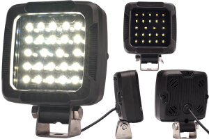 Universal LED Arbeitsscheinwerfer 12V-24V, 2000 Lumen