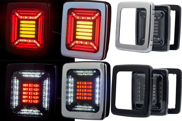 LED-Heckleuchte Universal 12V-24V Aufbauleuchte