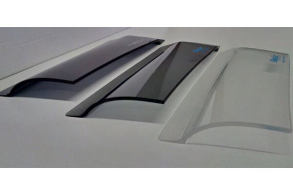 Convient pour IVECO* : Daily (2014-...) Climair Kit déflecteur de vent Gris fumé