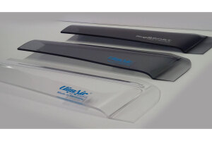 Convient pour IVECO* : Daily (2014-...) Climair Kit déflecteur de vent Noir