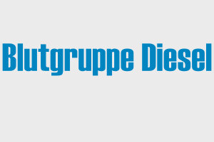 Blutgruppe Diesel LKW Aufkleber – UV- & Waschanlagenfester Folienschnitt