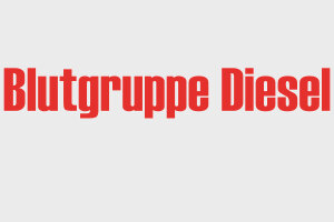 Blutgruppe Diesel LKW Aufkleber – UV- & Waschanlagenfester Folienschnitt