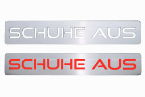 Mini Lighted Sign with Shoes for 24V Truck Entry Points