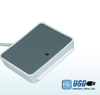 Smart card reader slim design, USB, card reader GF-2700...