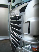 Suitable for Scania*: R2 (2009-2013) Grill trim stainless...