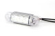 Position lamp with 3 LED - white, narrow, 12-24 E-marked