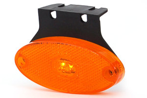 Position light LED orange, oval for hanging or screws,...
