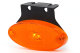 Position light LED orange, oval for hanging or screws, E-marked
