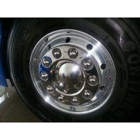 10-hole stainless steel front frame, hub cover for 22.5 inch wheels