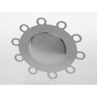 10-hole stainless steel front frame, hub cover for 22.5 inch wheels