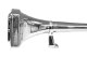 Hadley truck air horn in stainless steel chromed - square 66cm (H00978)