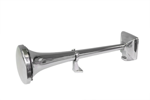 Hadley air compressed double horn chromed, 47cm & 55cm