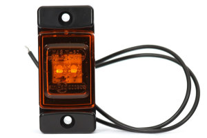 LED side marker lights, orange 12-24V E-marked, NEW