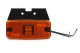 Seitliche LED Umrissleuchte, eckig, orange, hängend, 12-24V mit E-Prüfzeichen, NEU