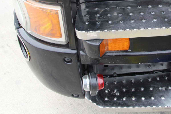 Dinfu 4 x 24 Led Warnlicht frontblitzer Orange + weißes 12v/24v led blitzer  LED Warnleuchte mit 18 Blinkende Stroboskop-Modi IP67 Blitzleuchte  Lichtleiste für Auto Pkw Truck Traktor KFZ LKW (4 PCS) 