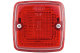 Hella Brake Light 24V for cultivation, square shape, red