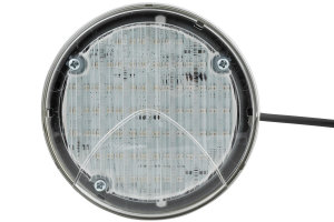 Hella Heckleuchte / Schluss-Brems-Blinkleuchte rechts 24V glasklare Lichtscheibe mit 37 LEDs &Oslash; 122,5mm