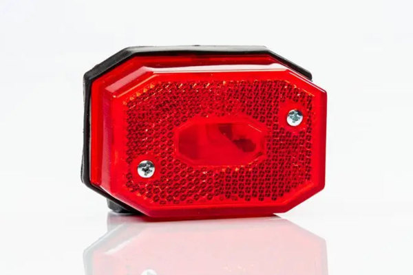 Truck red position light + retroreflector (12 / 24V), red