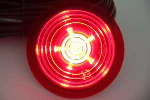 GYLLE LED Modul Umrissleuchte mit 6 LED, rot, mit Kabel...