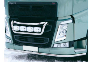 Passend f&uuml;r Volvo*: FH4 (2013-2020) Frontlampenb&uuml;gel Tailor, Edelstahl