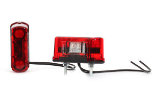 Rear light unit and license plate light 12-24V (small,...