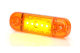 LED-Seitenmarkierungsleuchte, 12/24V orange, slim, 5 LED