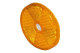 Reflector 80mm mounting hole with yellow, round