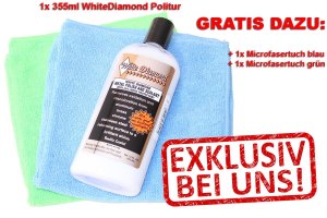 OFFER: White Diamond metal polish and sealant 355ml, White Diamond America chrome polish