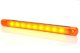 Truck position light, 12/24V, orange, slim, extra flat and long with 9 x LED