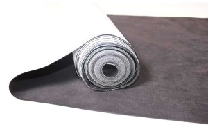 Meterware upholstery fabric suedelook, anthracite