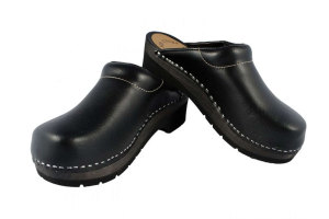 Clogs black with PU sole Size 37